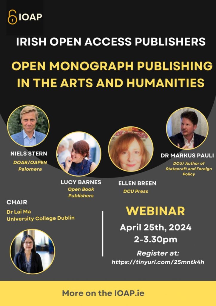 Open Monograph Publishing Event Poster