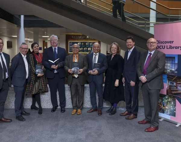 Invited guests and speakers from DCU Press book launch